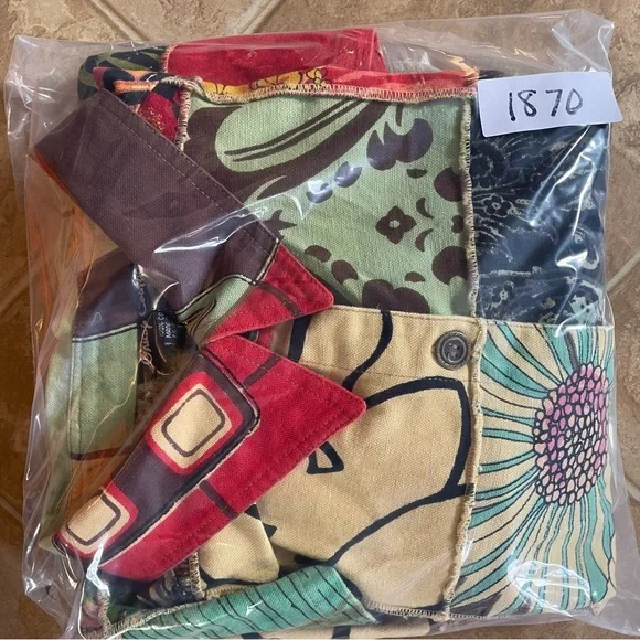 Colorful Patchwork Jean Jacket - Picture 10 of 10